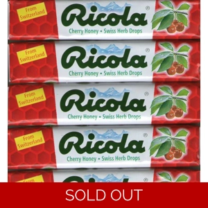 Ricola Cherry Honey Swiss Herb Drops - Stick Pack